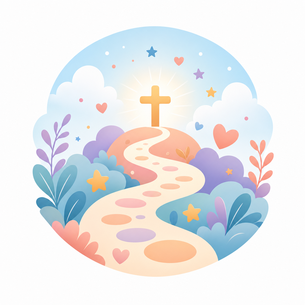 Logo Caminhos da Fé Kids